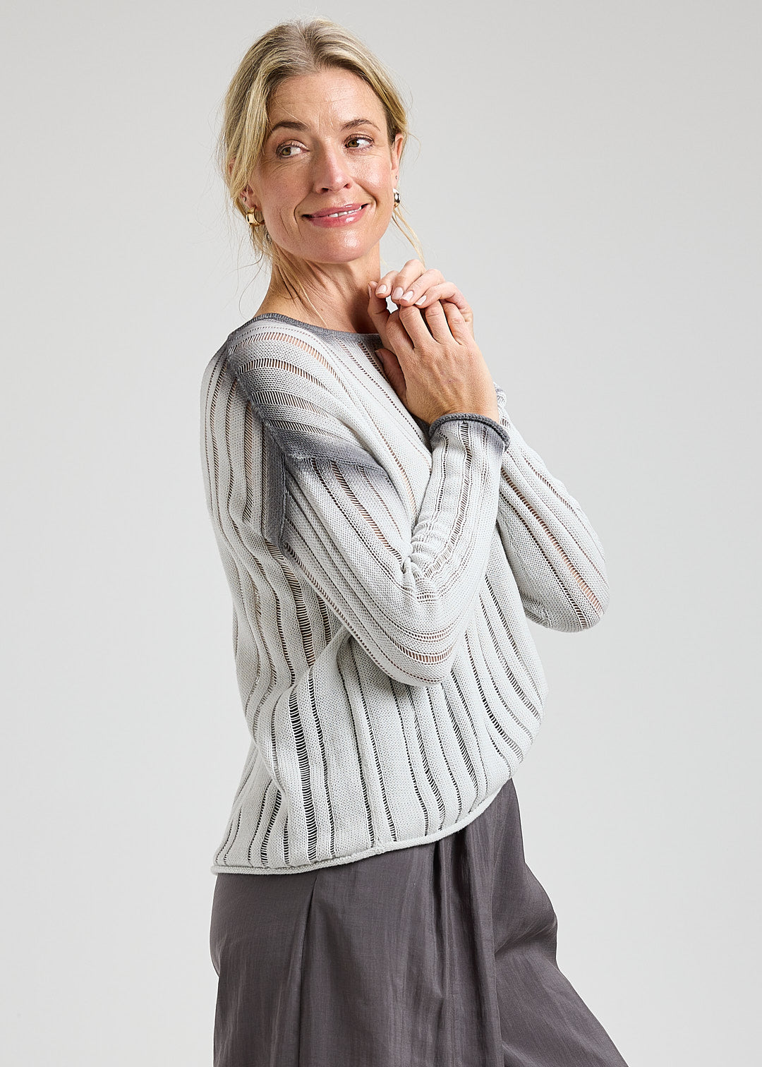 Overdye Lacy Knit Sweater