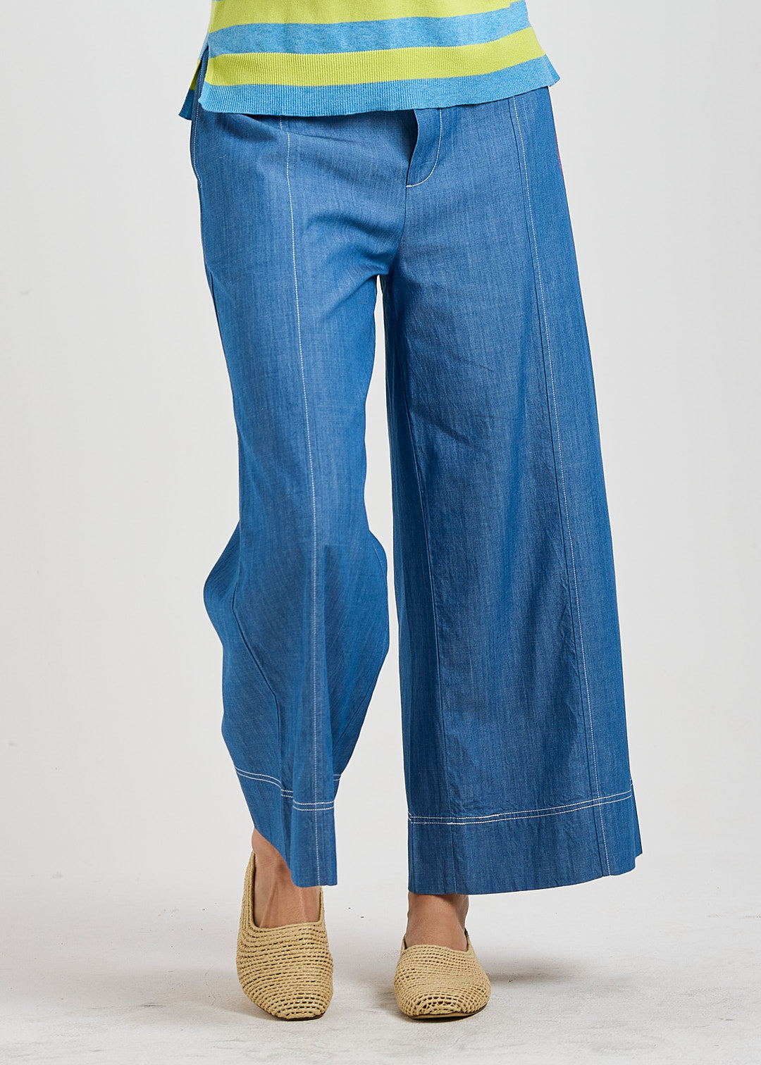 Ankle Length Denim Pant