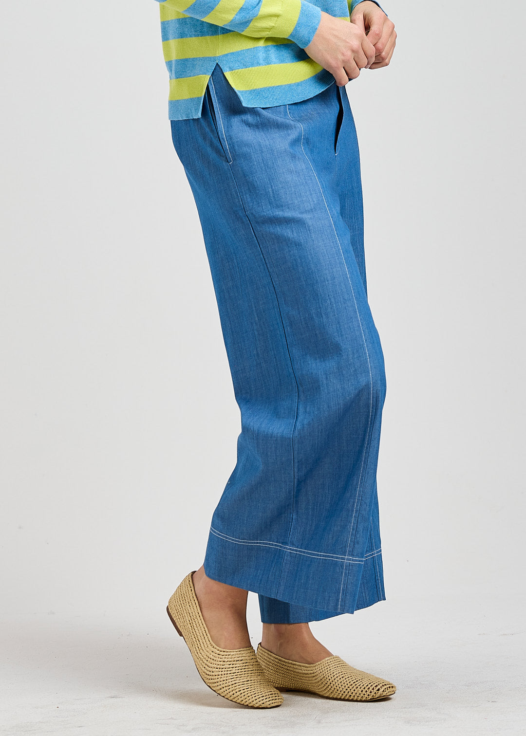Ankle Length Denim Pant