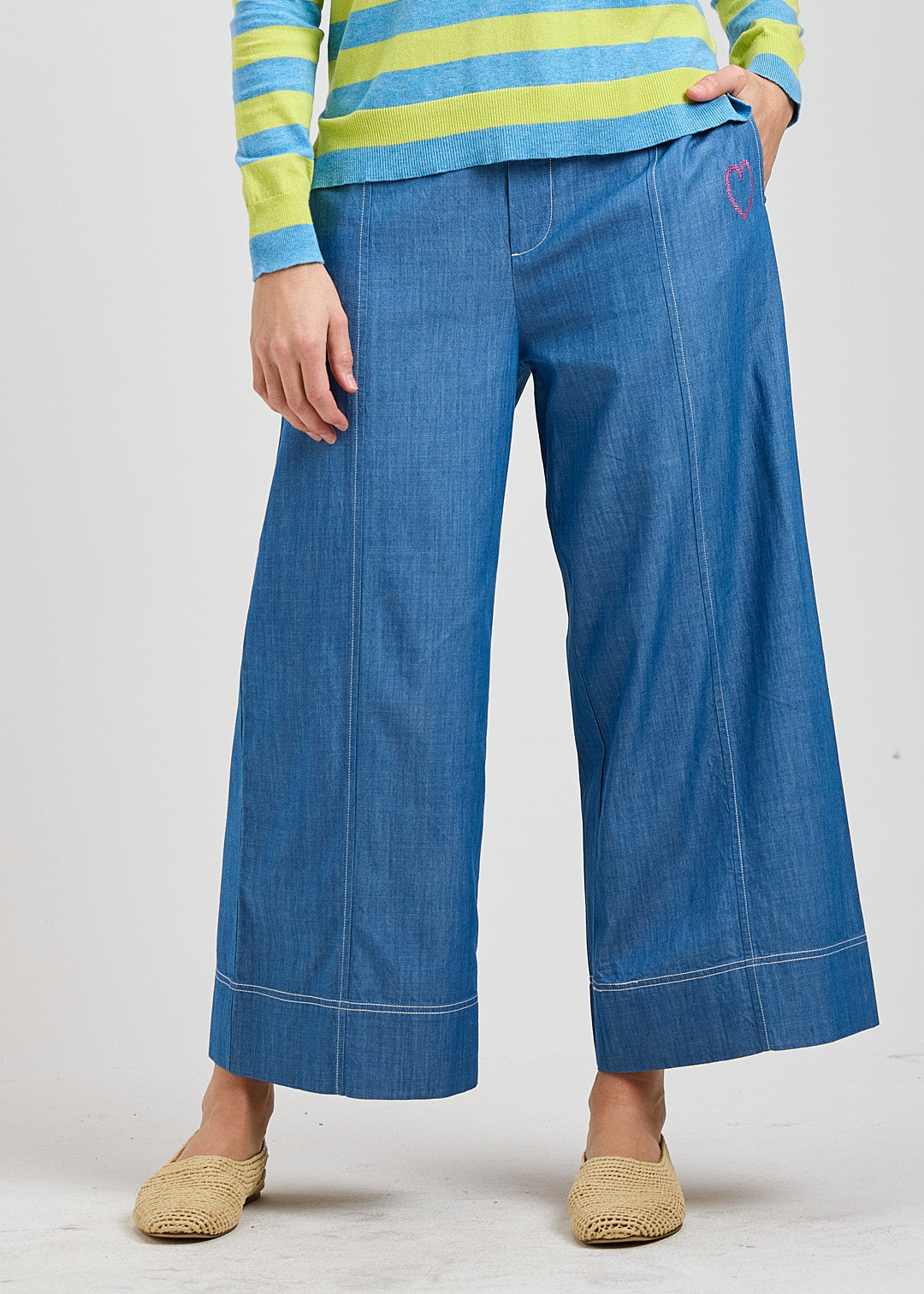 Ankle Length Denim Pant