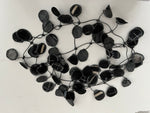 Load image into Gallery viewer, ANNEMIEKE BROENINK -REPURPOSED KIMONO FABRIC &amp; RUBBER NECKLACE
