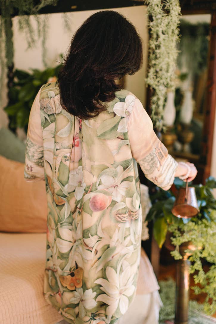 Fleur De Soleil Artist Dress w/ Pockets & Florals - Suttles & Seawinds