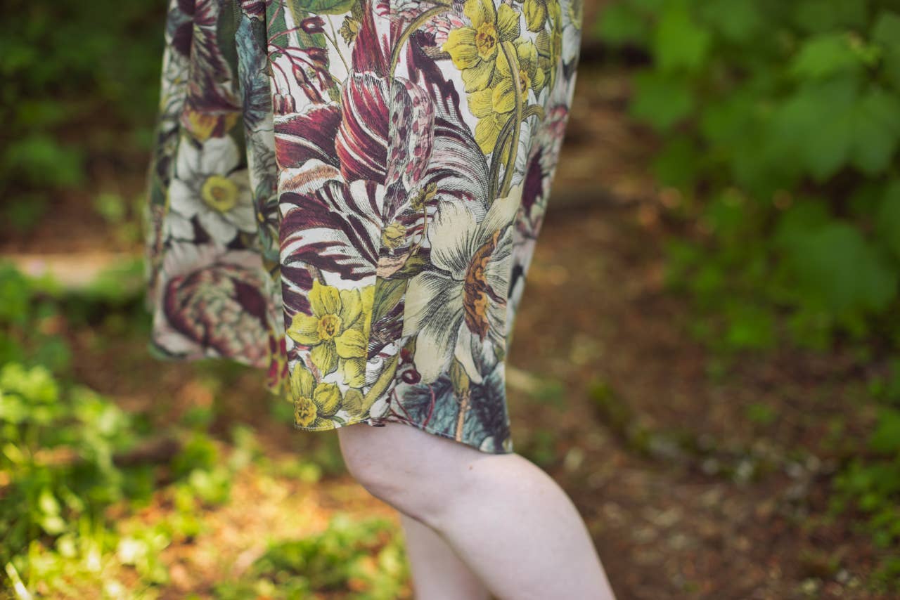 Love Grows Wild Artist Dress Tunic w/ Pockets, Bees & Floral - Suttles & Seawinds