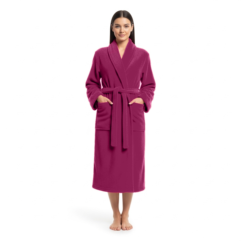 Terry Cotton Bathrobe 450 GSM - Unisex Plush Hotel & Spa - Suttles & Seawinds