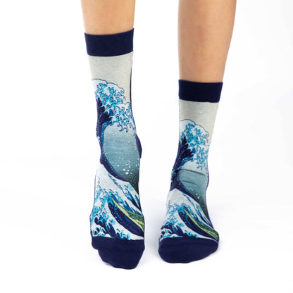 Good Luck Sock - Women's The Great Wave off Kanagawa, Art Socks