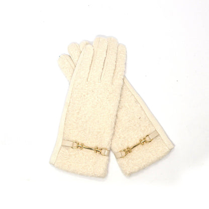 Beige Gloves
