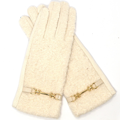 Beige Gloves