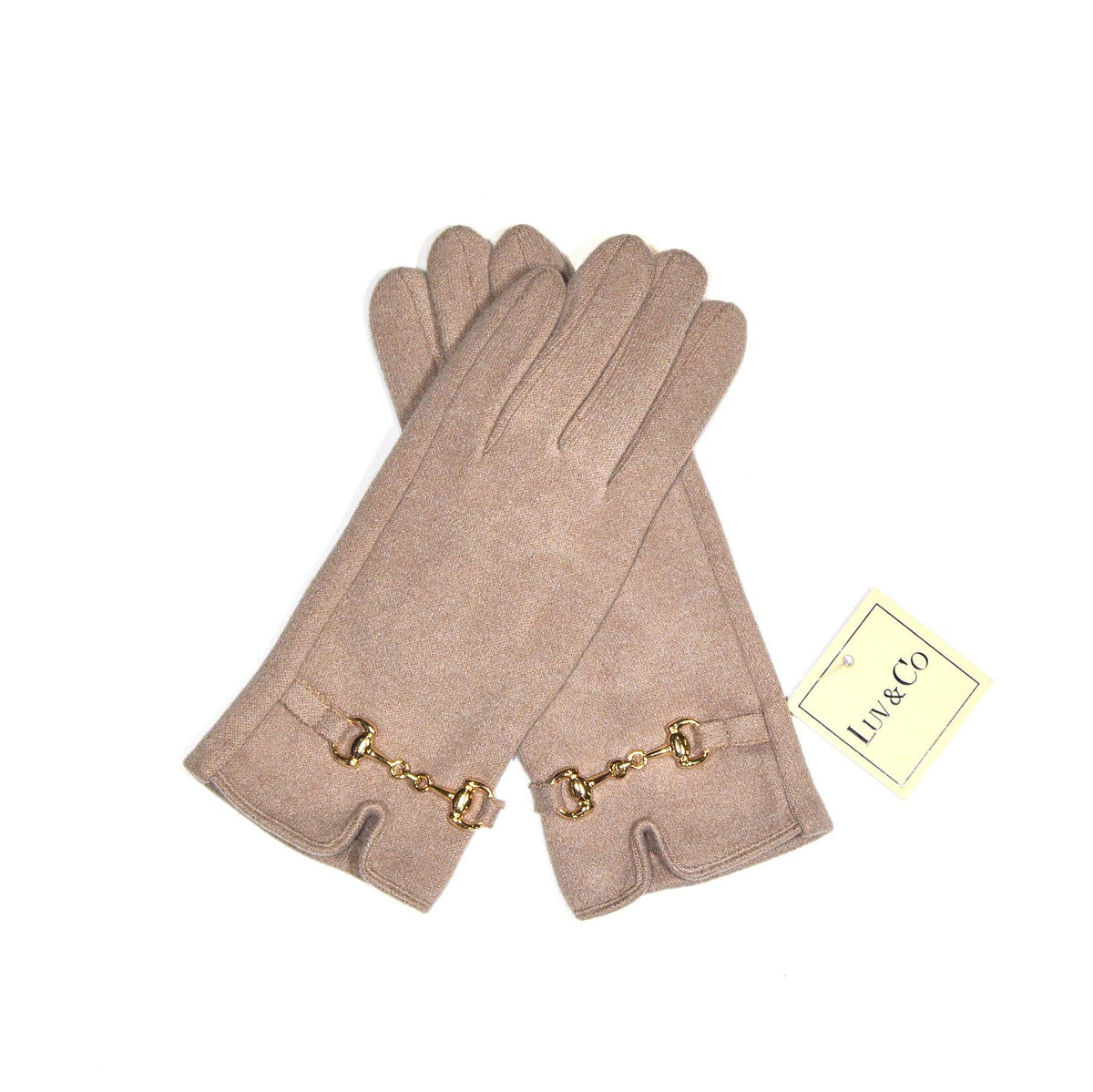 Glove taupe