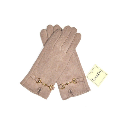 Glove taupe