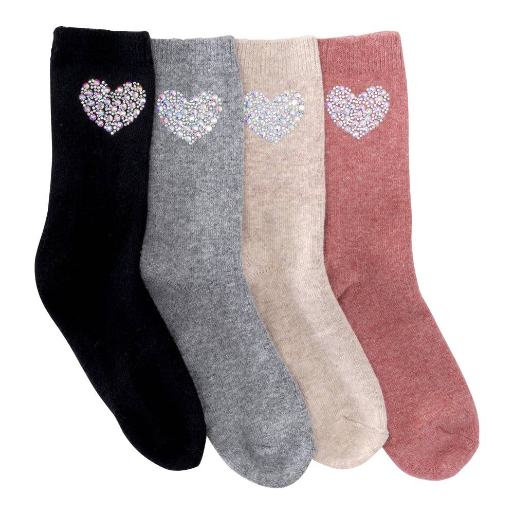 Heart Crystal Cashmere