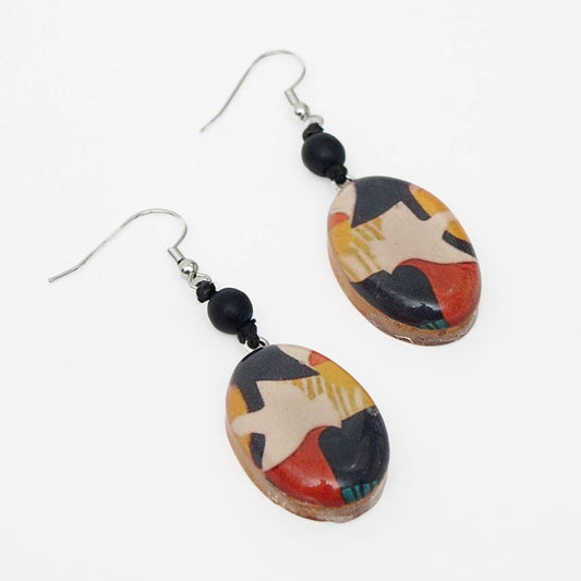 Sylca Designs - Bird Print Earrings