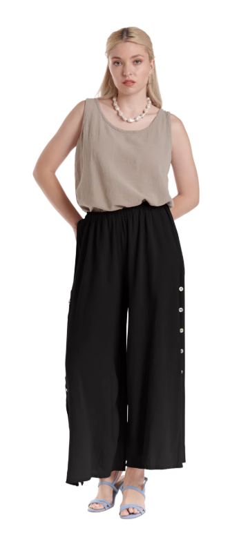 Chloe Button Front Pant - Suttles & Seawinds