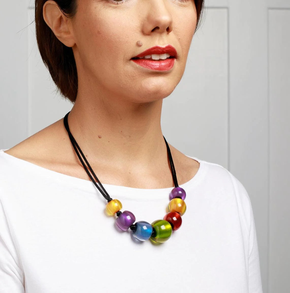 ZSISKA - COLORFULBEADS NECKLACE 7 BEADS