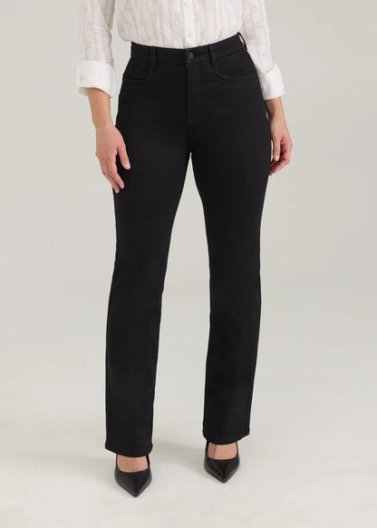 Peggy Petite Bootleg Denim - Black
