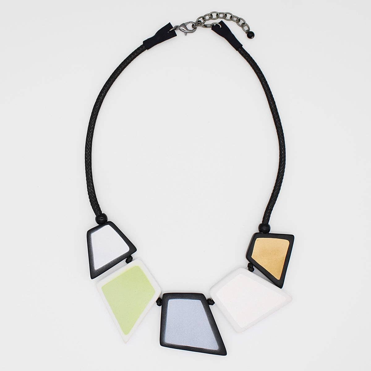Sylca Designs - Bold Stori Metallic Necklace  - Short