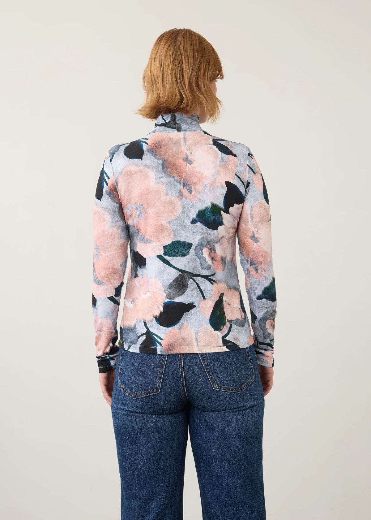 Long Sleeve Mock Neck Top