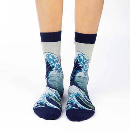 Good Luck Sock - Women's The Great Wave off Kanagawa, Art Socks