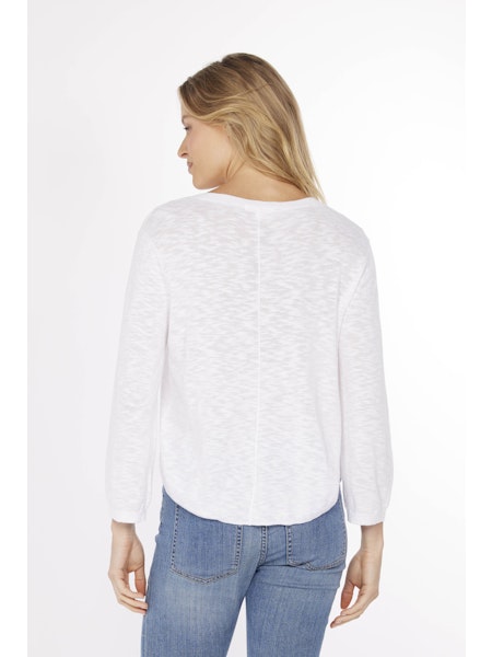 3/4 Sleeve V-Neck Sweater