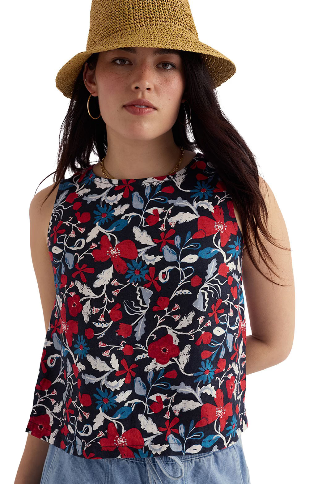 Colour Study Top - Maritime Leaf
