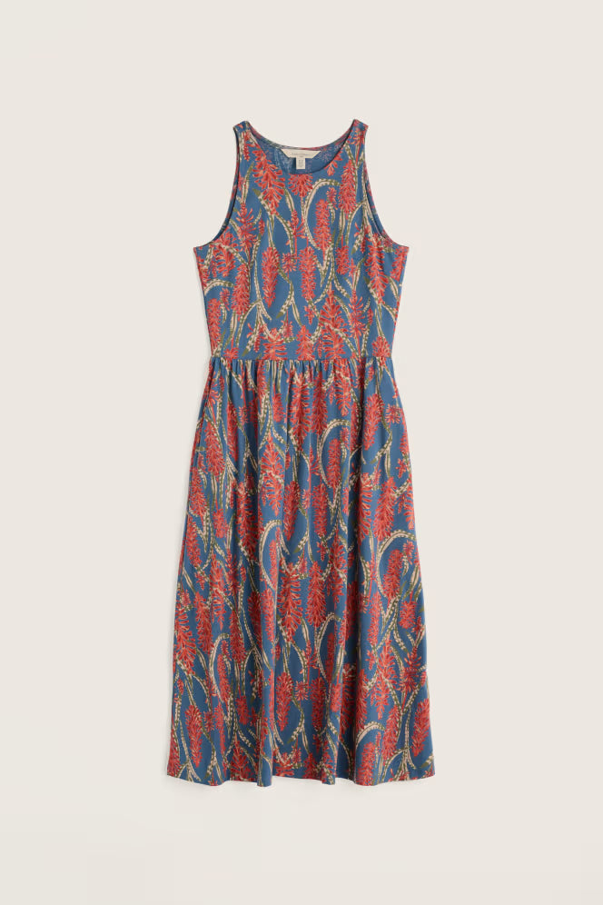 Porthmeor Wave Dress in GOTS-Certified Organic Cotton Jersey - Suttles & Seawinds