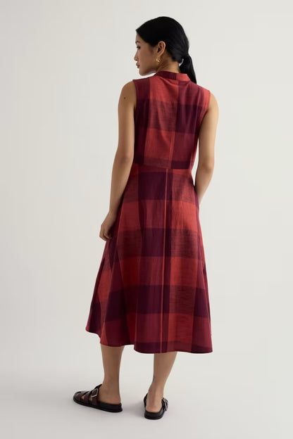 Carved Wood Dress - Umber - Suttles & Seawinds