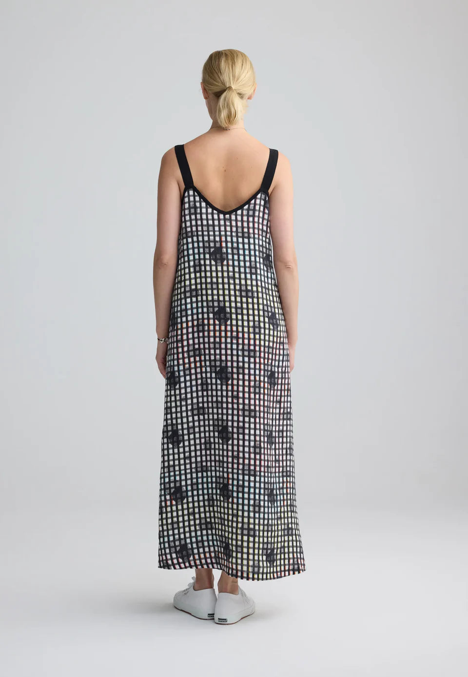 Trace Linen Strap Dress