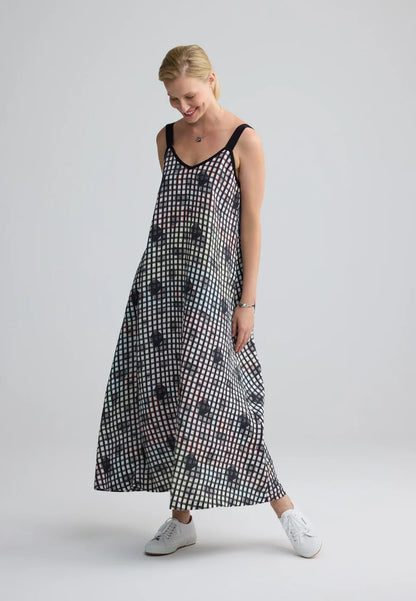 Trace Linen Strap Dress