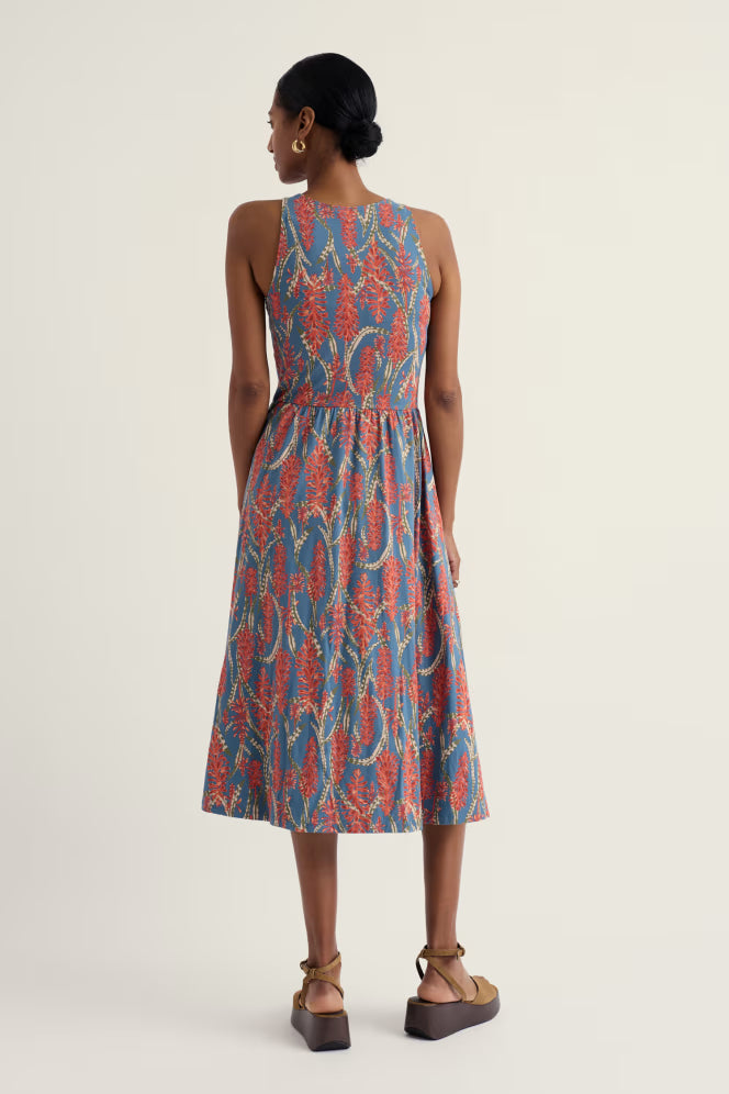 Porthmeor Wave Dress in GOTS-Certified Organic Cotton Jersey - Suttles & Seawinds