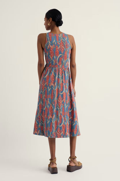 Porthmeor Wave Dress in GOTS-Certified Organic Cotton Jersey - Suttles & Seawinds