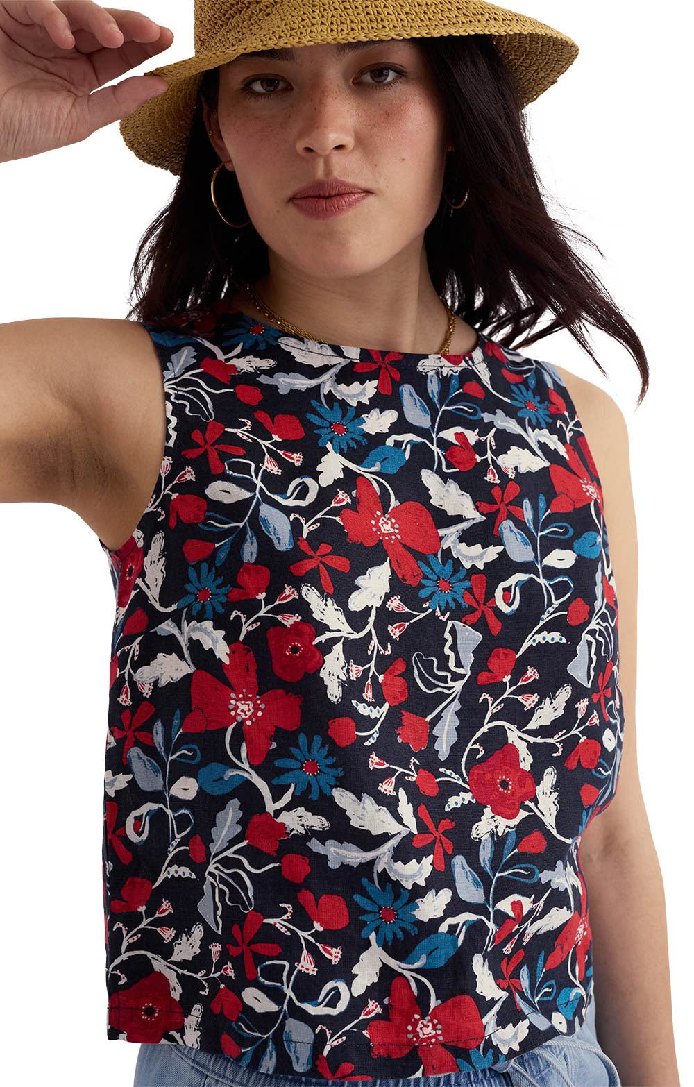 Colour Study Top - Maritime Leaf