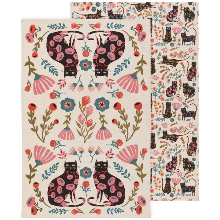 DANICA - LINEN BLEND TEA TOWELS 2PK
