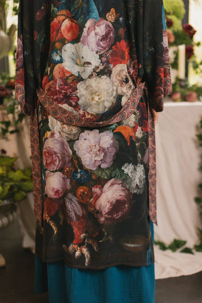 Flight of Fancy Opera Duster Kimono Robe Hummingbird - Suttles & Seawinds