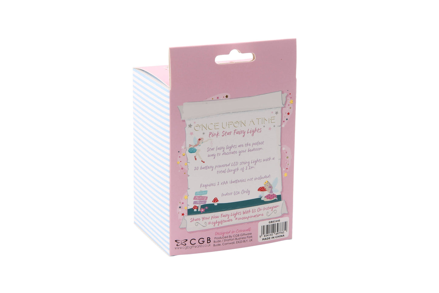 CGB Giftware - Once Upon A Time Pink Star String Lights