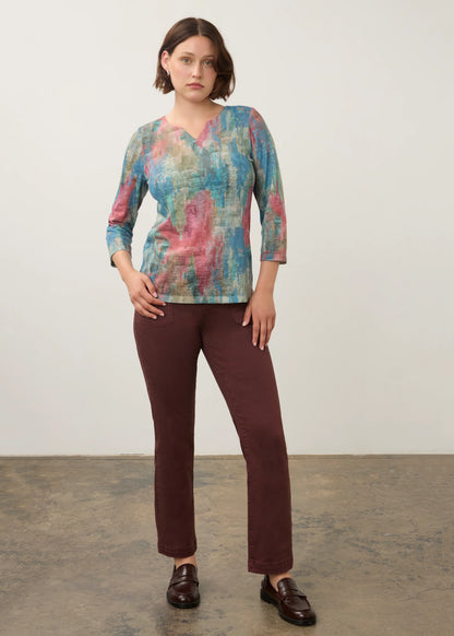 Notch Neck Top