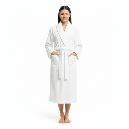 Terry Cotton Bathrobe 450 GSM - Unisex Plush Hotel & Spa - Suttles & Seawinds
