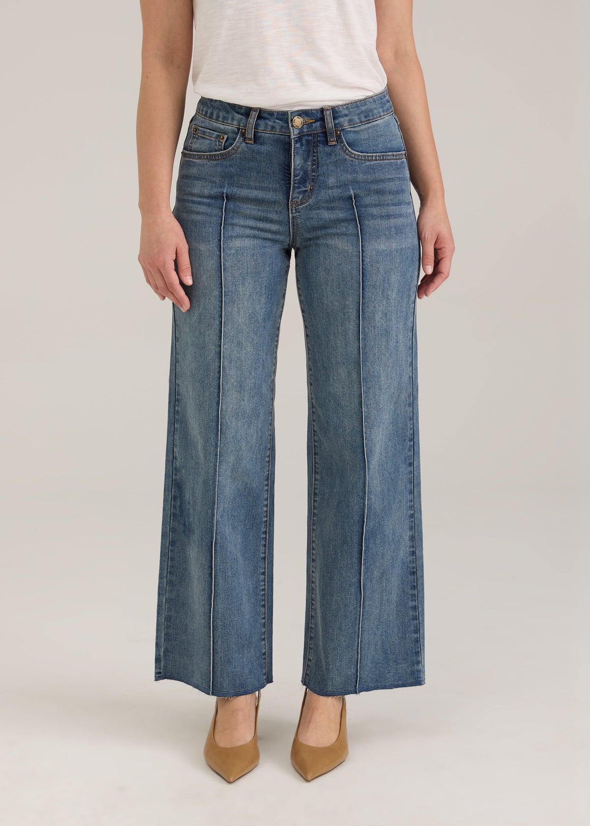 Olivia  Vintage Wash Wide Ankle
