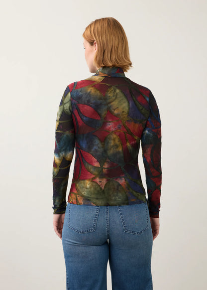 Long Sleeve Mock Neck Top