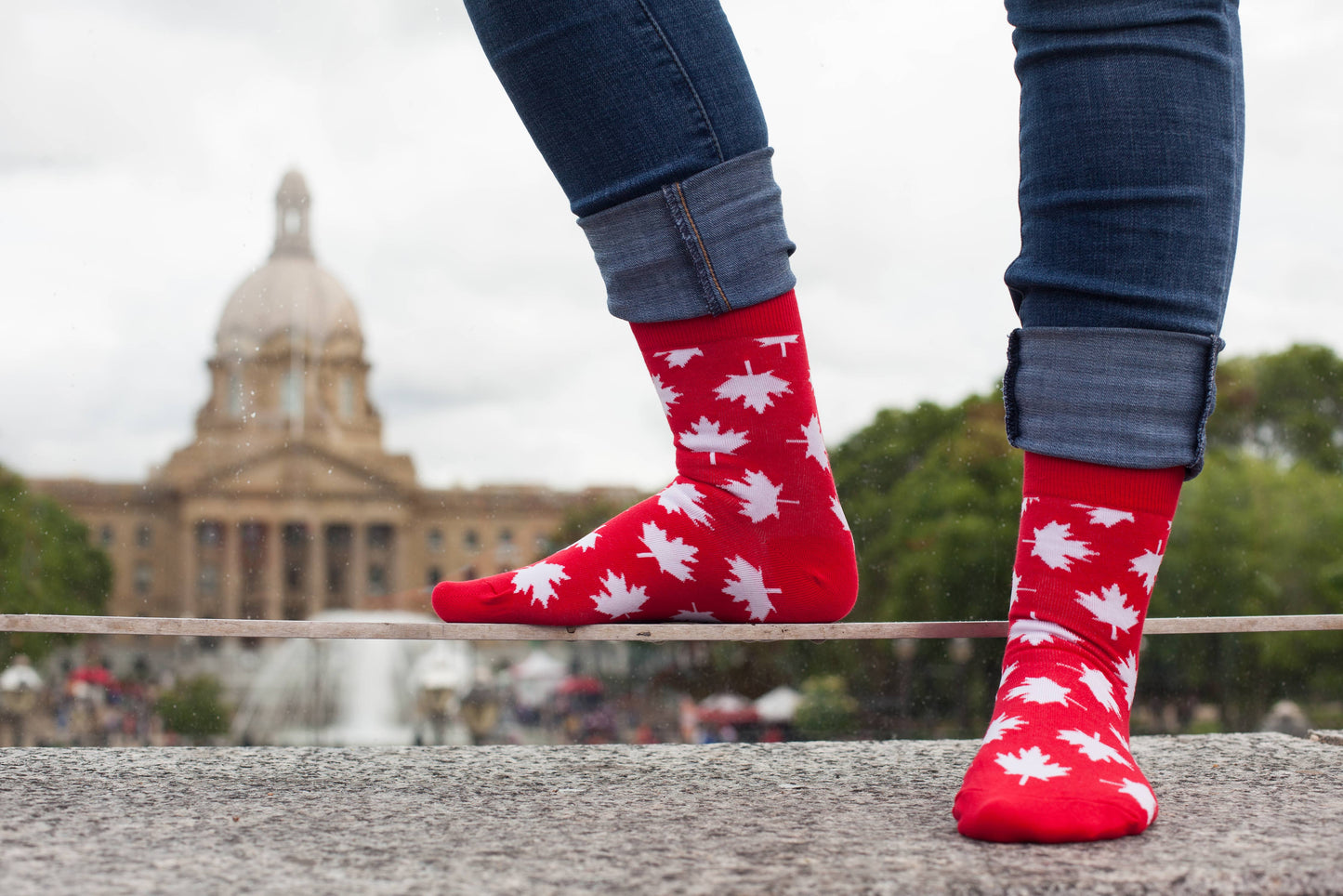Men's Canada Maple Leaf Socks
