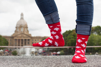 Men's Canada Maple Leaf Socks - Suttles & Seawinds