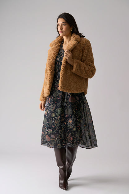 FOIL Teddy Jacket - Nougat