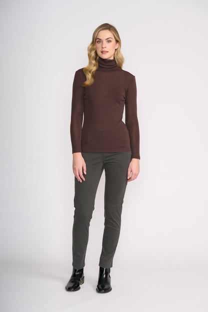 FOIL Turtleneck - Ristretto (brown)
