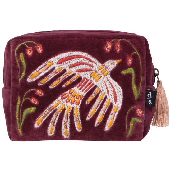 DANICA -  EMBROIDERED POUCH