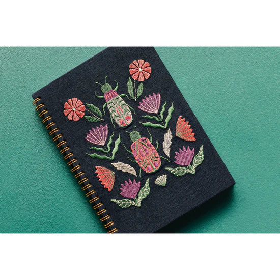 DANICA -  EMBROIDERED NOTEBOOKS