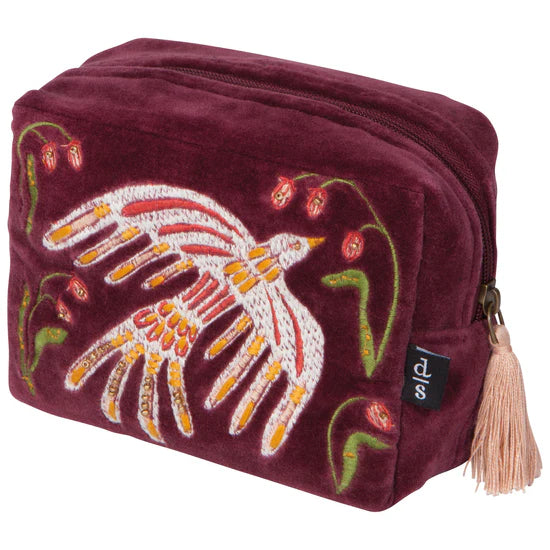 DANICA -  EMBROIDERED POUCH
