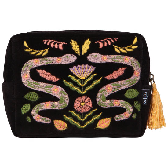 DANICA -  EMBROIDERED POUCH