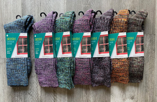 IRISH COTTAGE SOCK - MENS LARGE