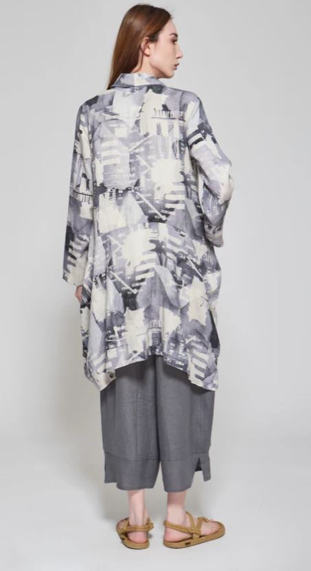 LUUKAA - BUBBLE HEM LONG JACKET