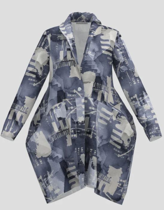 LUUKAA - BUBBLE HEM LONG JACKET