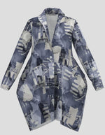 Load image into Gallery viewer, LUUKAA - BUBBLE HEM LONG JACKET
