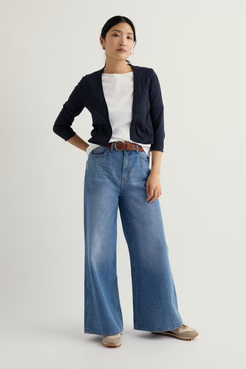 Vanessa Cardigan - Maritime Blue - Suttles & Seawinds